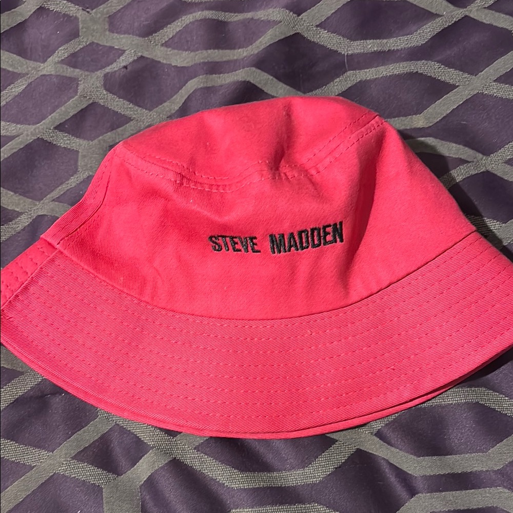 Steve Madden Vibrant Pink Bucket Hat